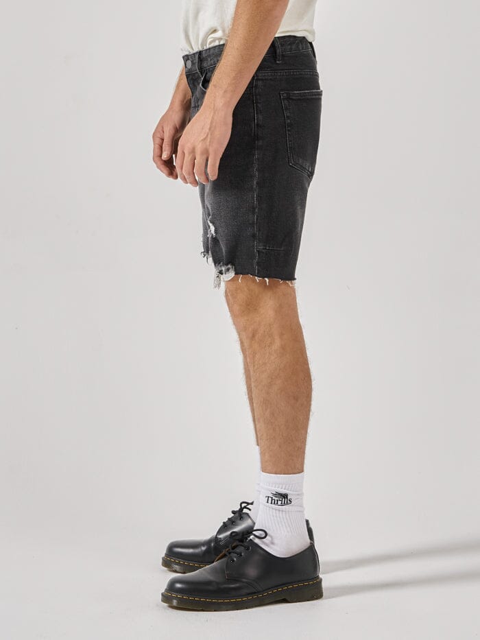 Destroyed Bones Denim Short