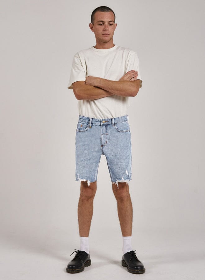 Destroyed Bones Denim Short