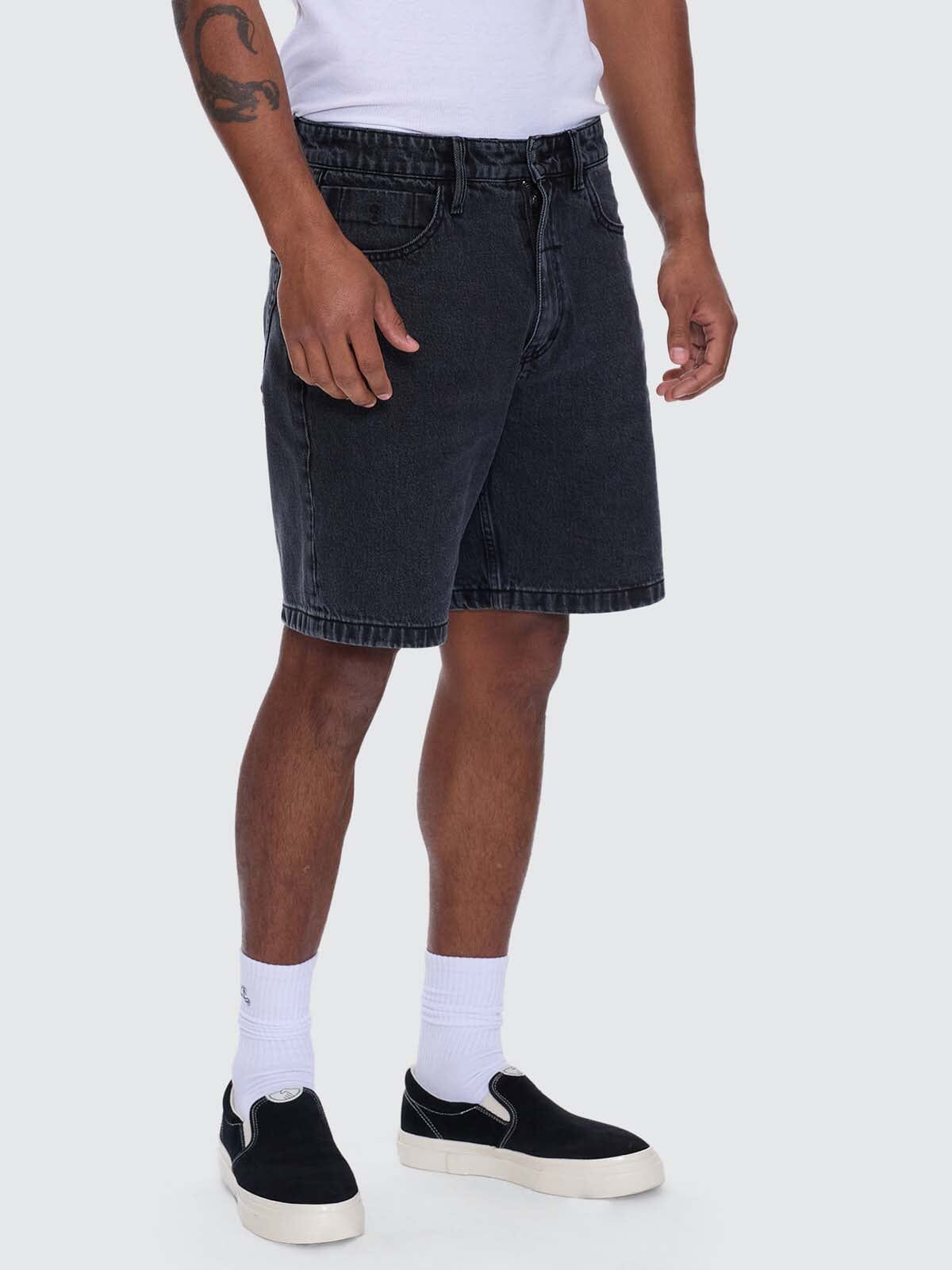 Mens Slacker Walk Short Ebony - Image 5