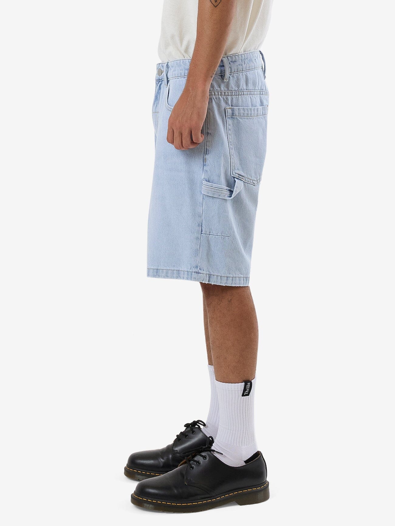 Slacker Denim Short Light Ash Blue - Image 3