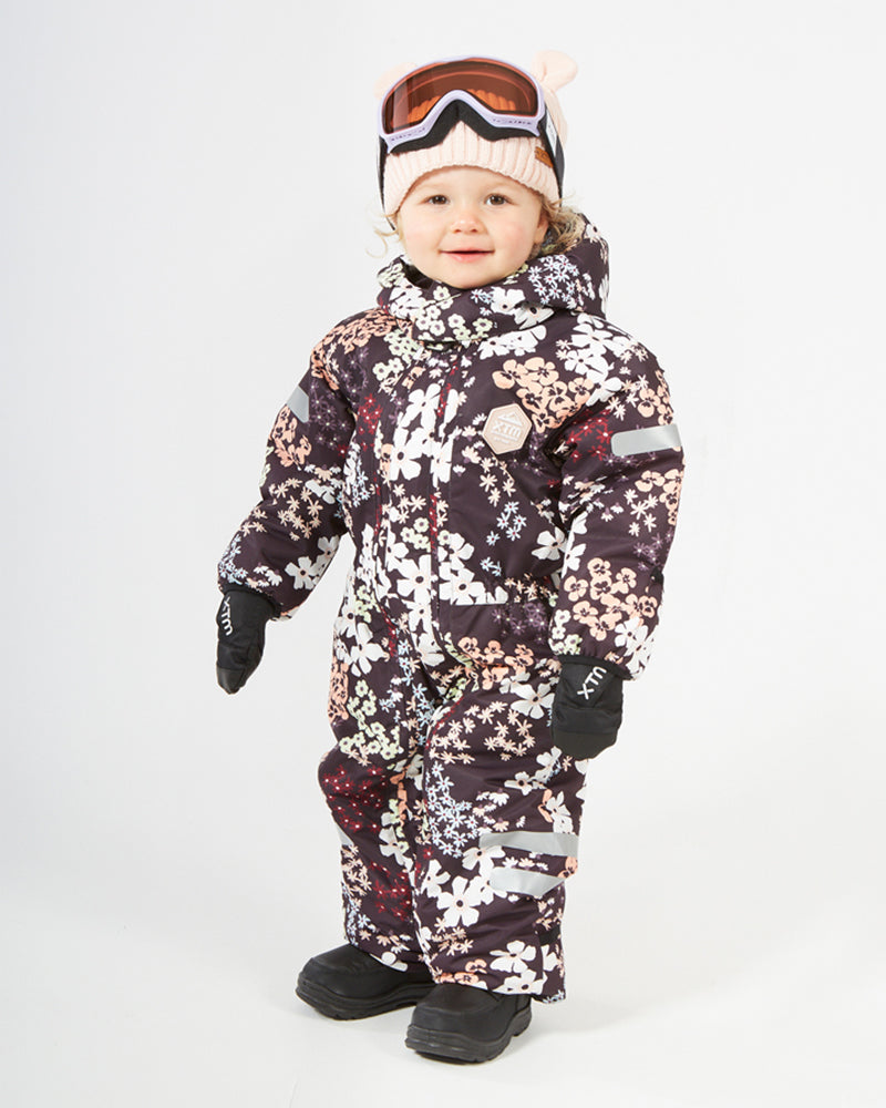 Kids Papoose One-Piece Ski Jacket Flowerfields - Image 1