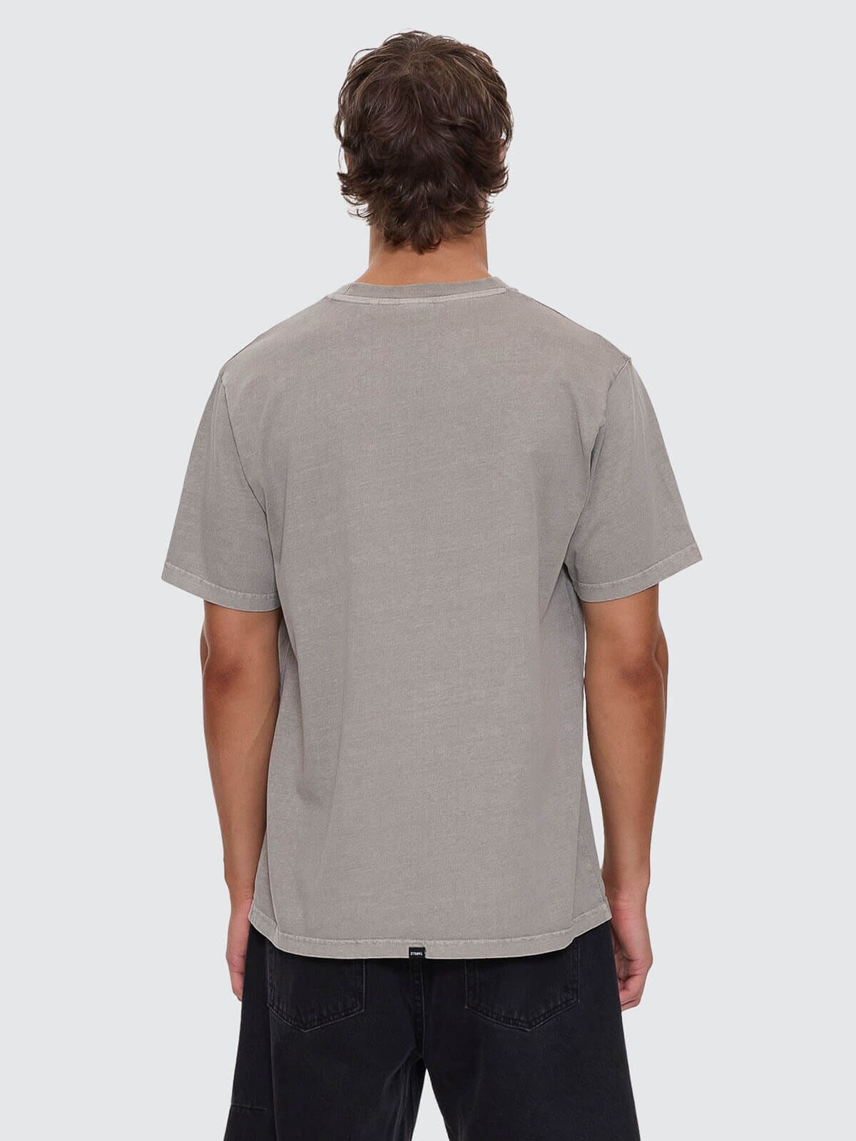 Mens Track Record Merch Fit T Shirt Fog - Image 5
