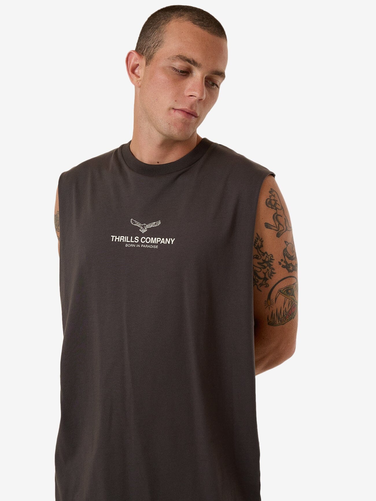 Emblem Merch Fit Muscle Tee