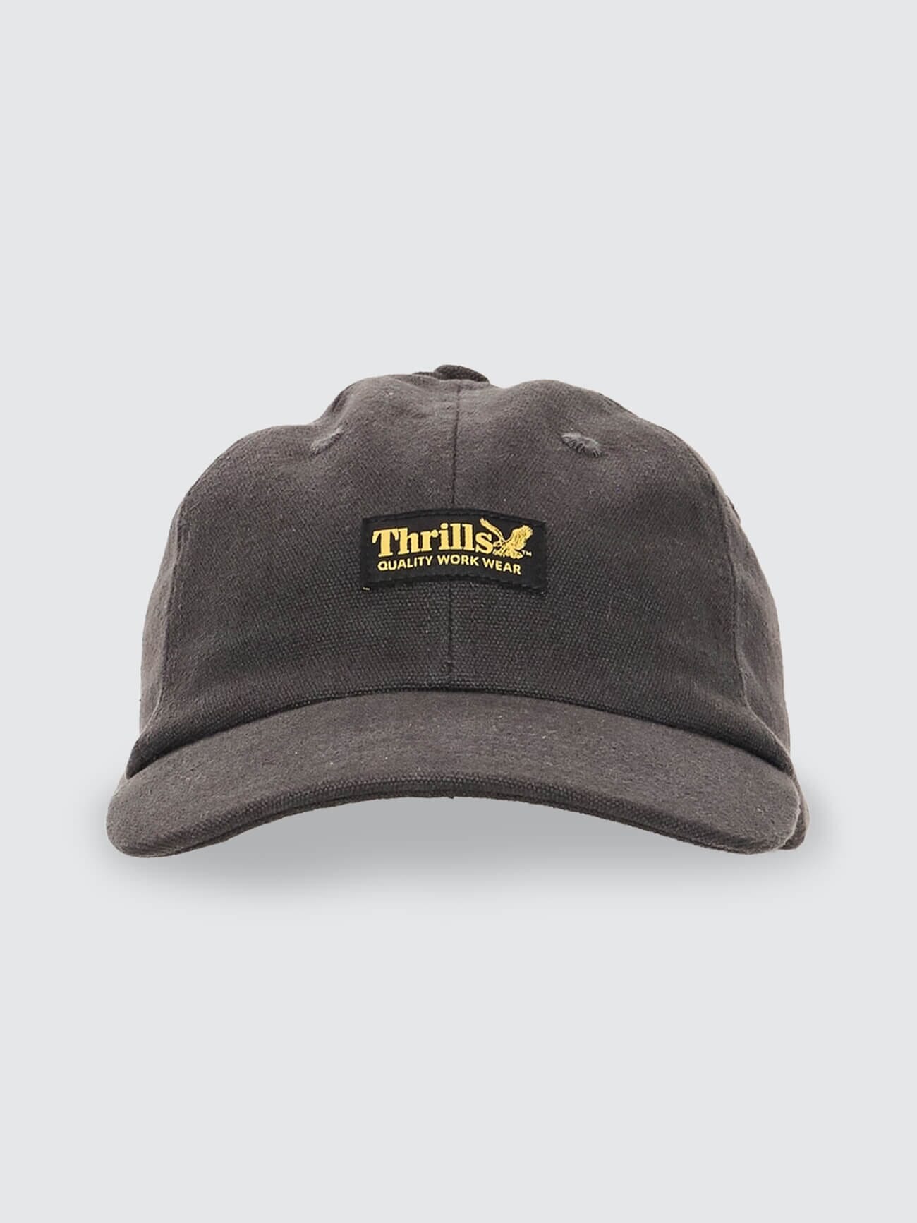 Mens Thrills Union Cap Dark Charcoal - Image 1