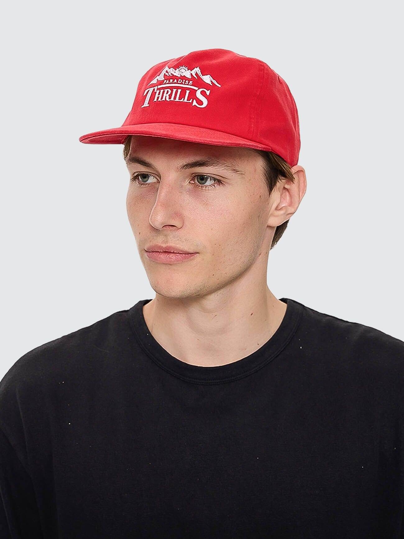 Mens Touch The Sky Cap Racing Red - Image 5