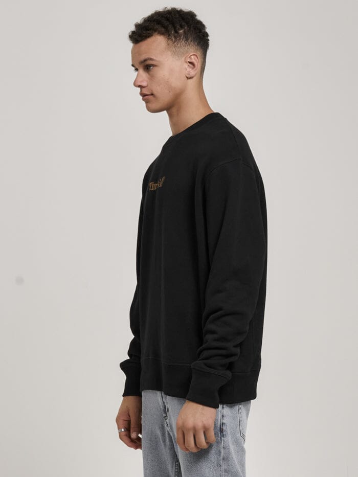 Thrills Workwear Embro Oversize Fit Crew