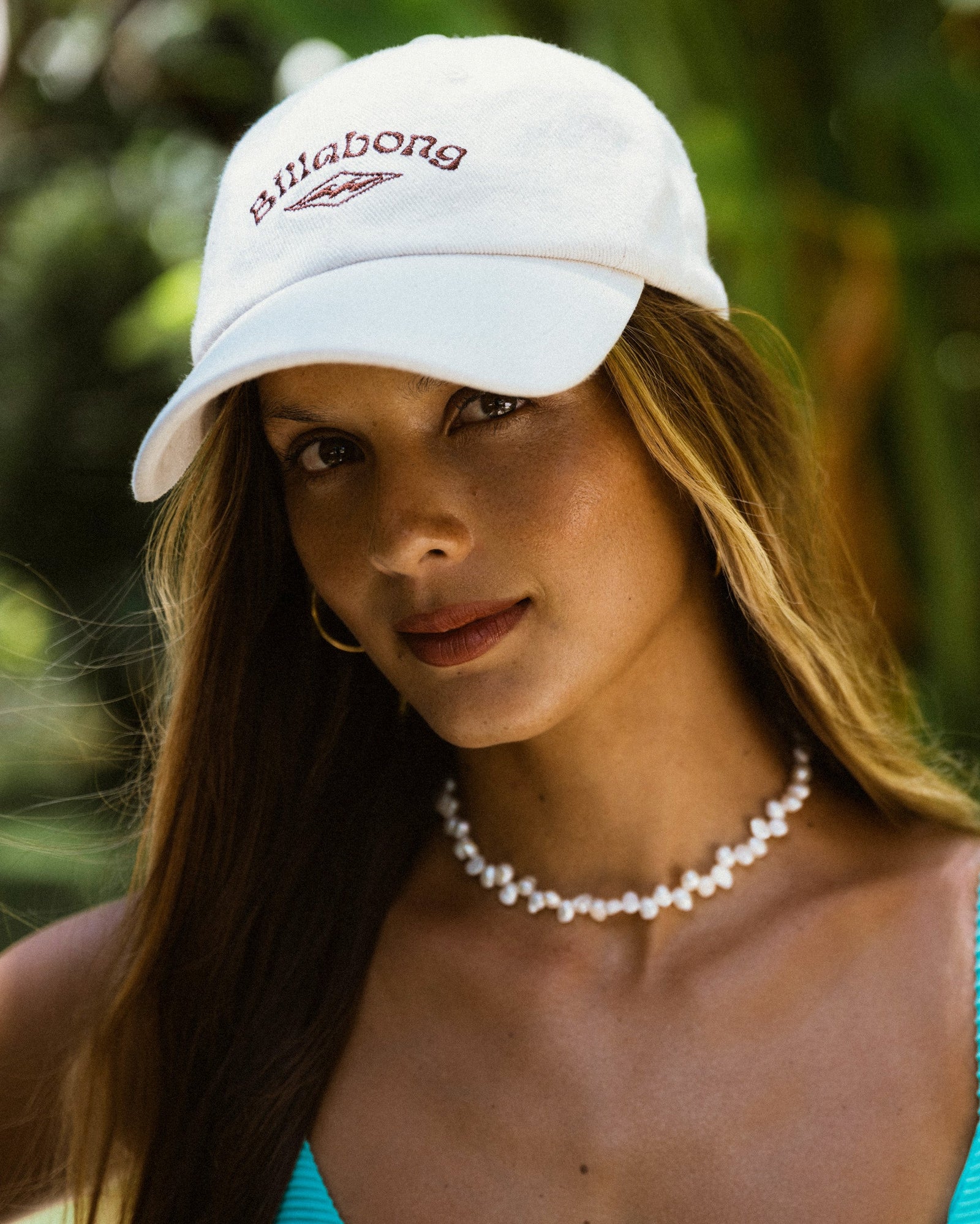 Womens Paradise Dad Cap Antique White - Image 7