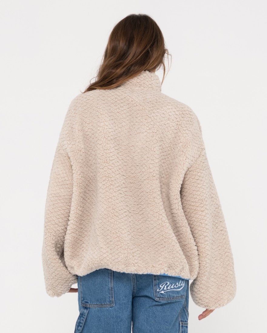 Ollie Sherpa Zip Through Fleece