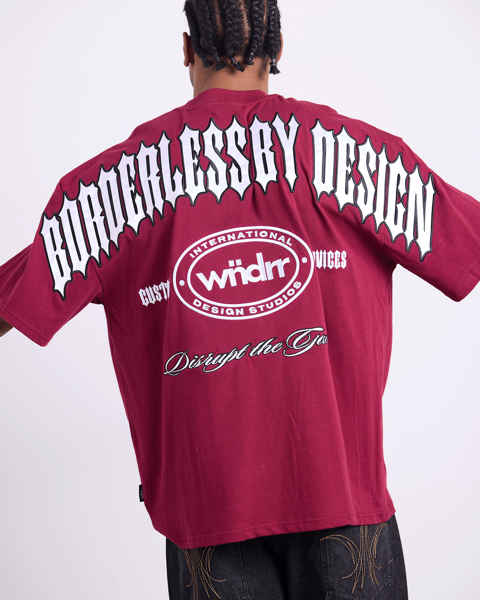 Rzn Heavy Weight Tee Blood Red - Image 2