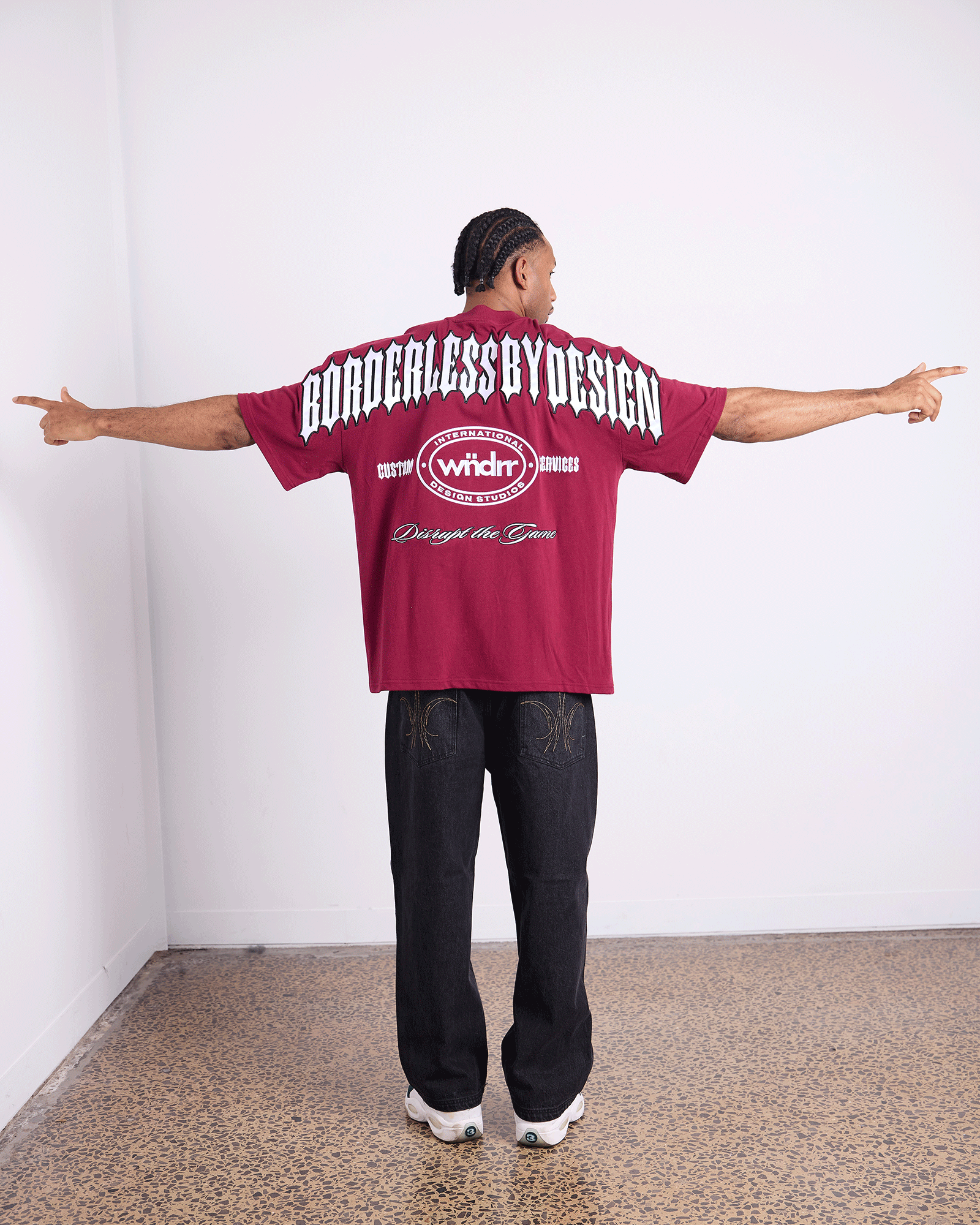 Rzn Heavy Weight Tee Blood Red - Image 5