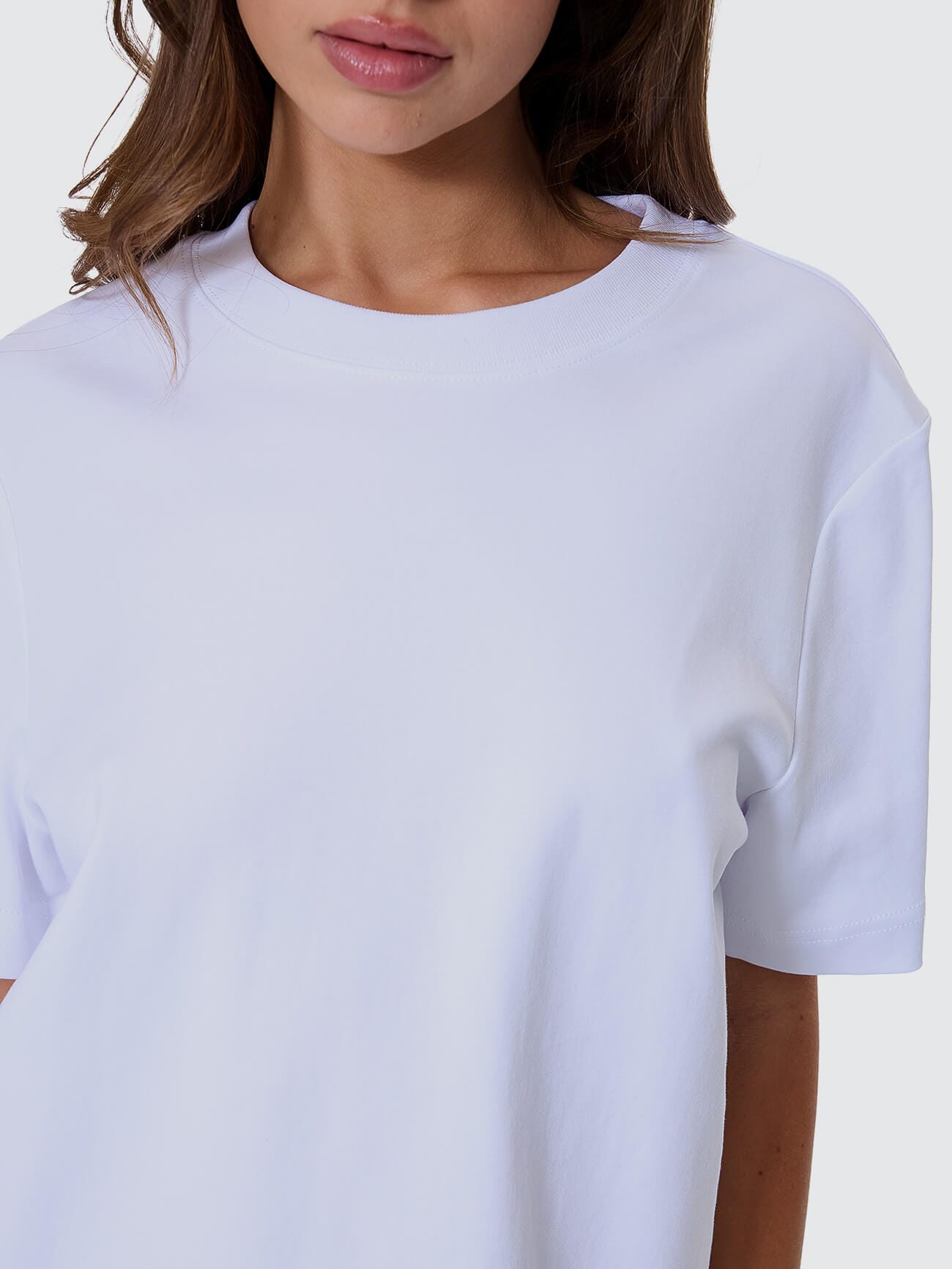Womens Essential Tee T Shirt White - Image 2
