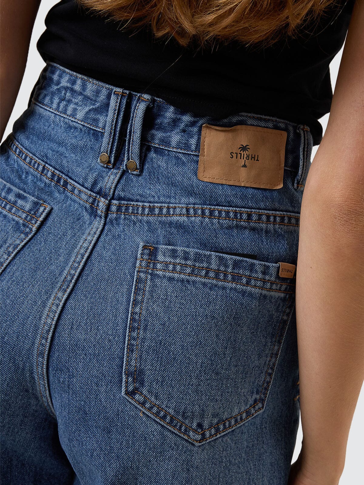 Womens Koko Walk Short Stone Blue - Image 5