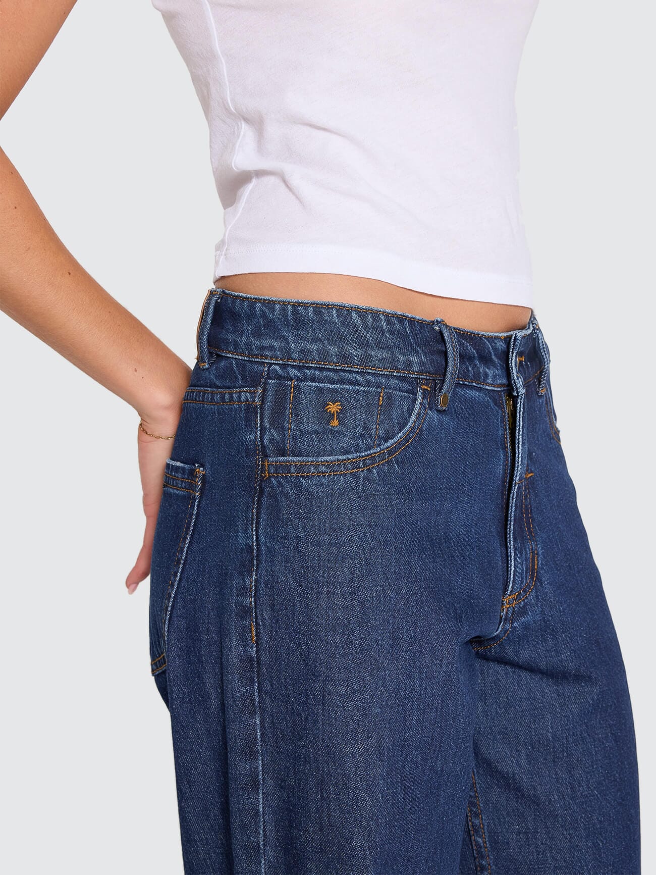 Womens Billie Denim Rinsed Ink - Image 7