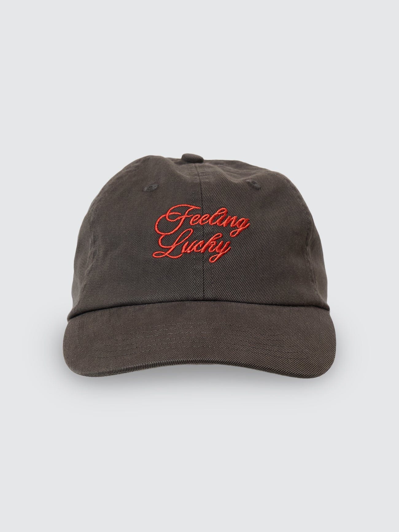 Womens Feeling Lucky 6 Panel Cap Merch Black - Image 1