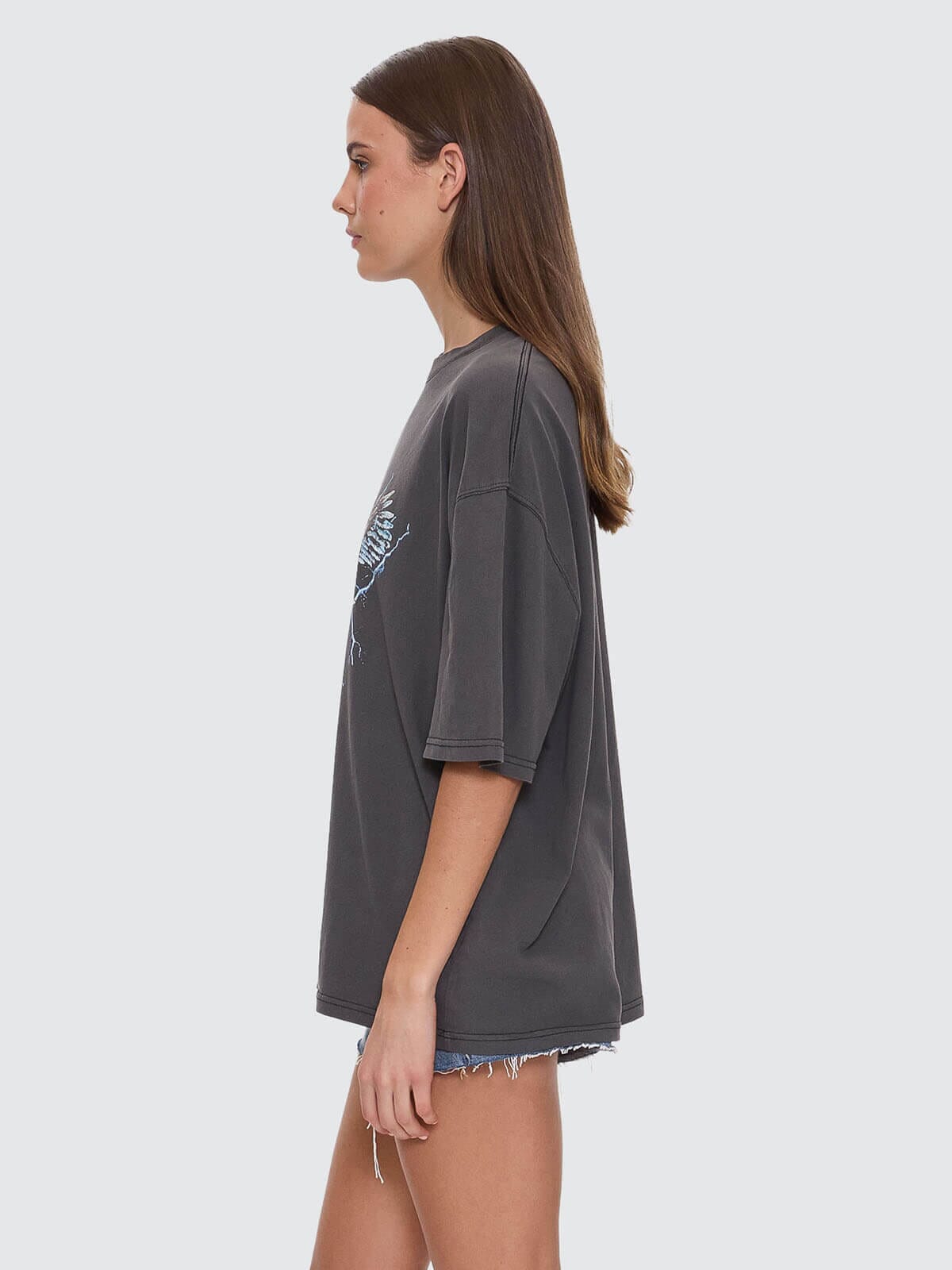 Womens Run For The Hills T Shirt Merch Black - Image 4