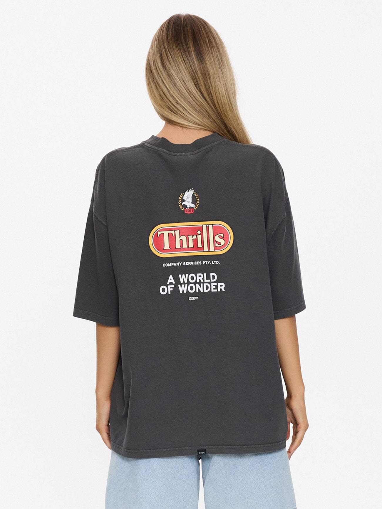 Womens World Of Wonder T Shirt Merch Black - Image 5