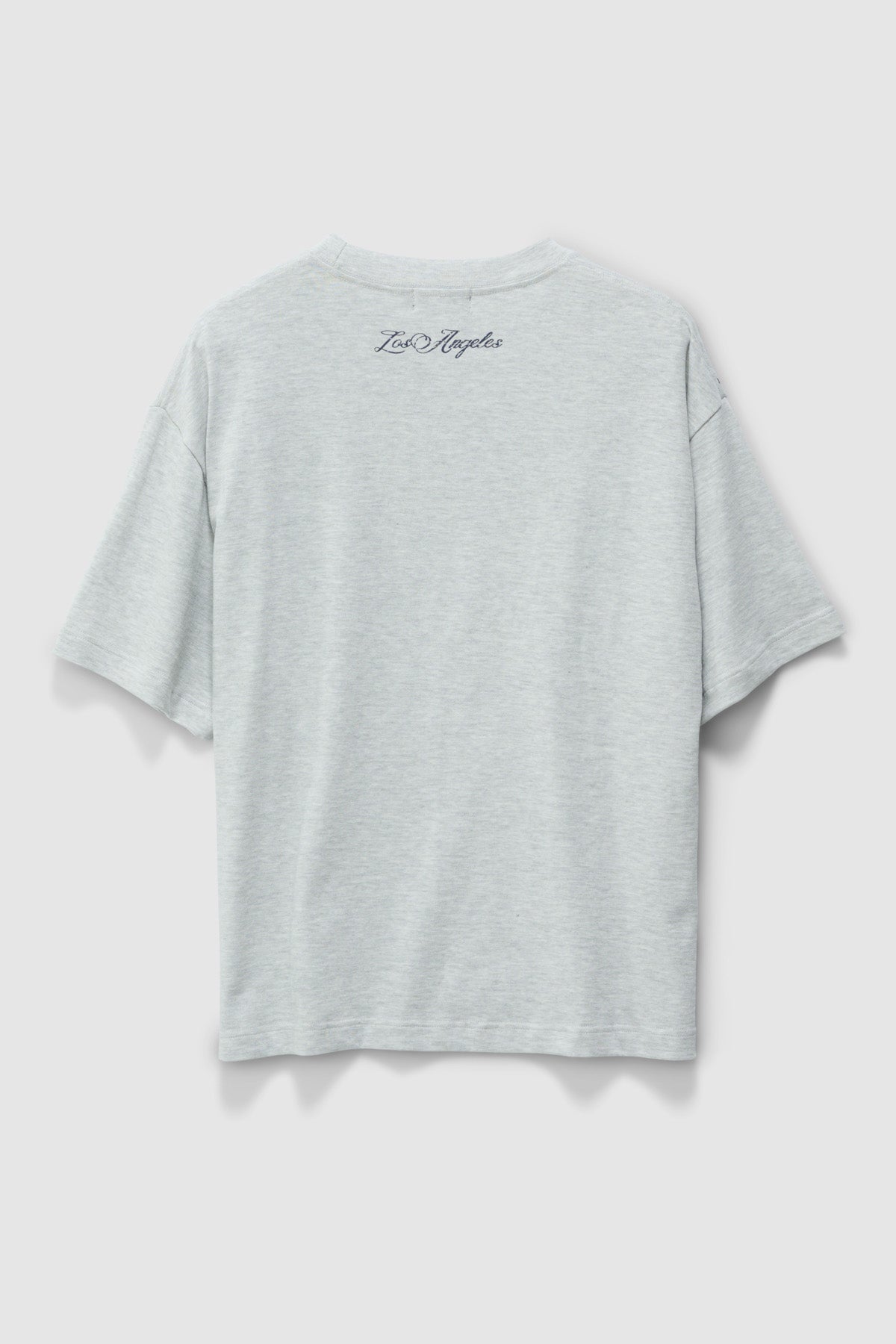 Mens Side Script Gorilla Fit T Shirt Snow Marle - Image 4