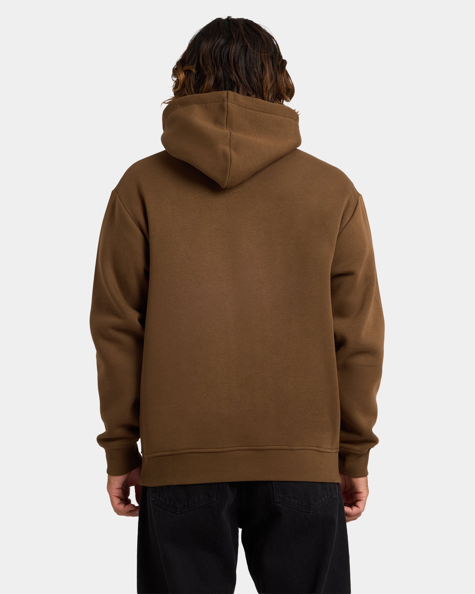 Mens Vologo Hooded Jumper Dark Earth - Image 7