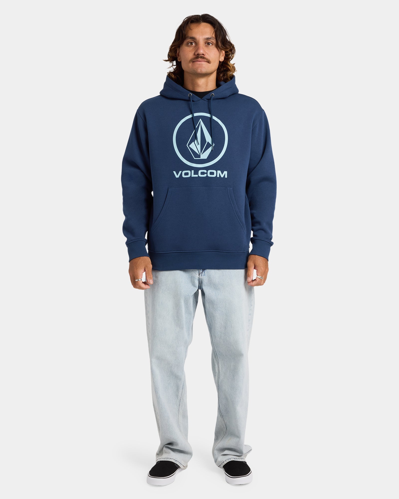 Mens Boulder Hooded Jumper Baja Indigo - Image 5