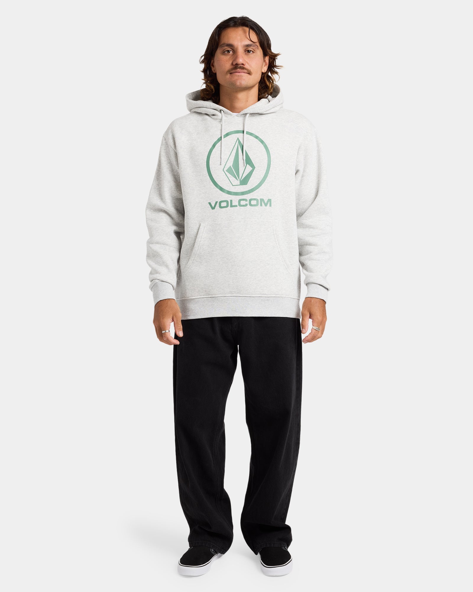 Mens Boulder Hooded Jumper Heather Grey - Image 10