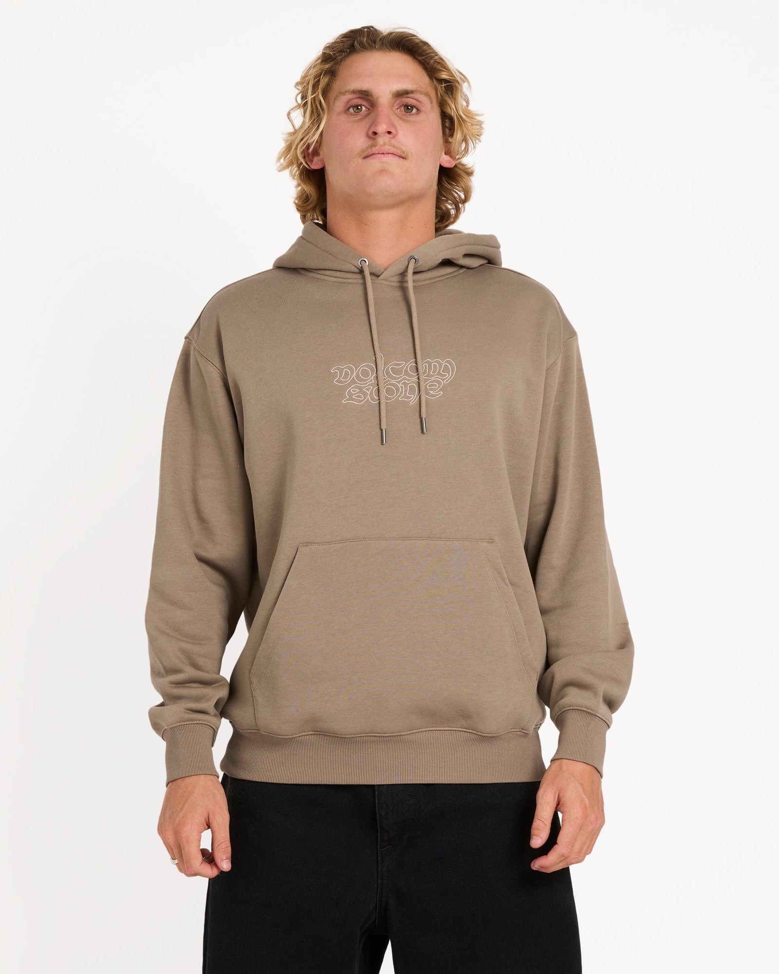 Mens Gothstone Hooded Jumper Brindle - Image 1