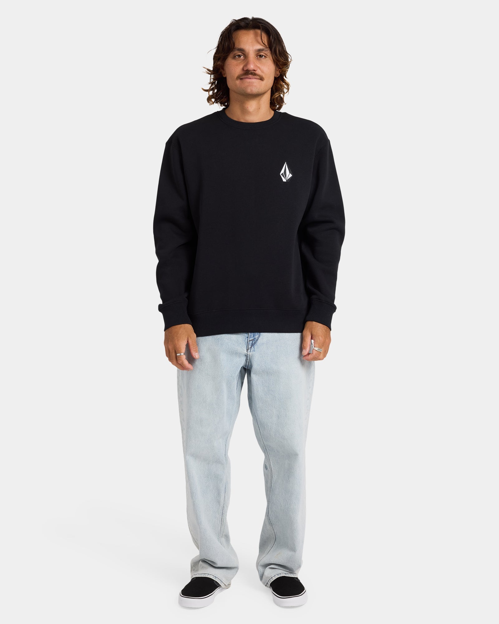 Mens Vologo Sweater Black - Image 5