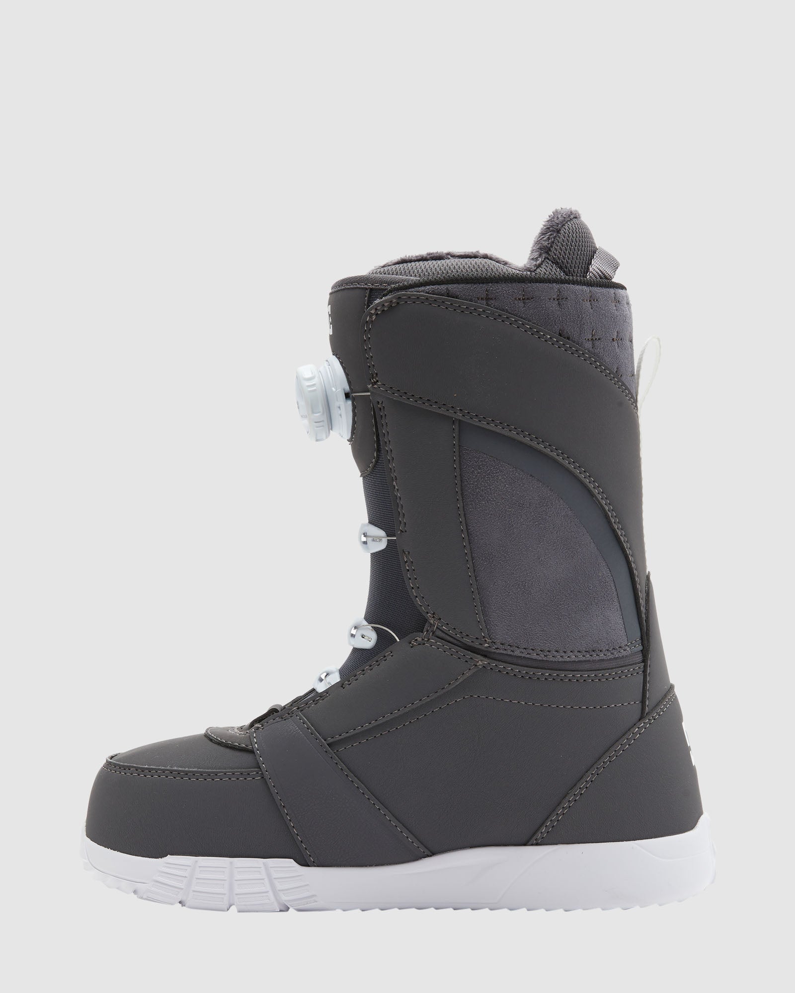 Womens Lotus Snowboard Boots Dark Grey / White - Image 11