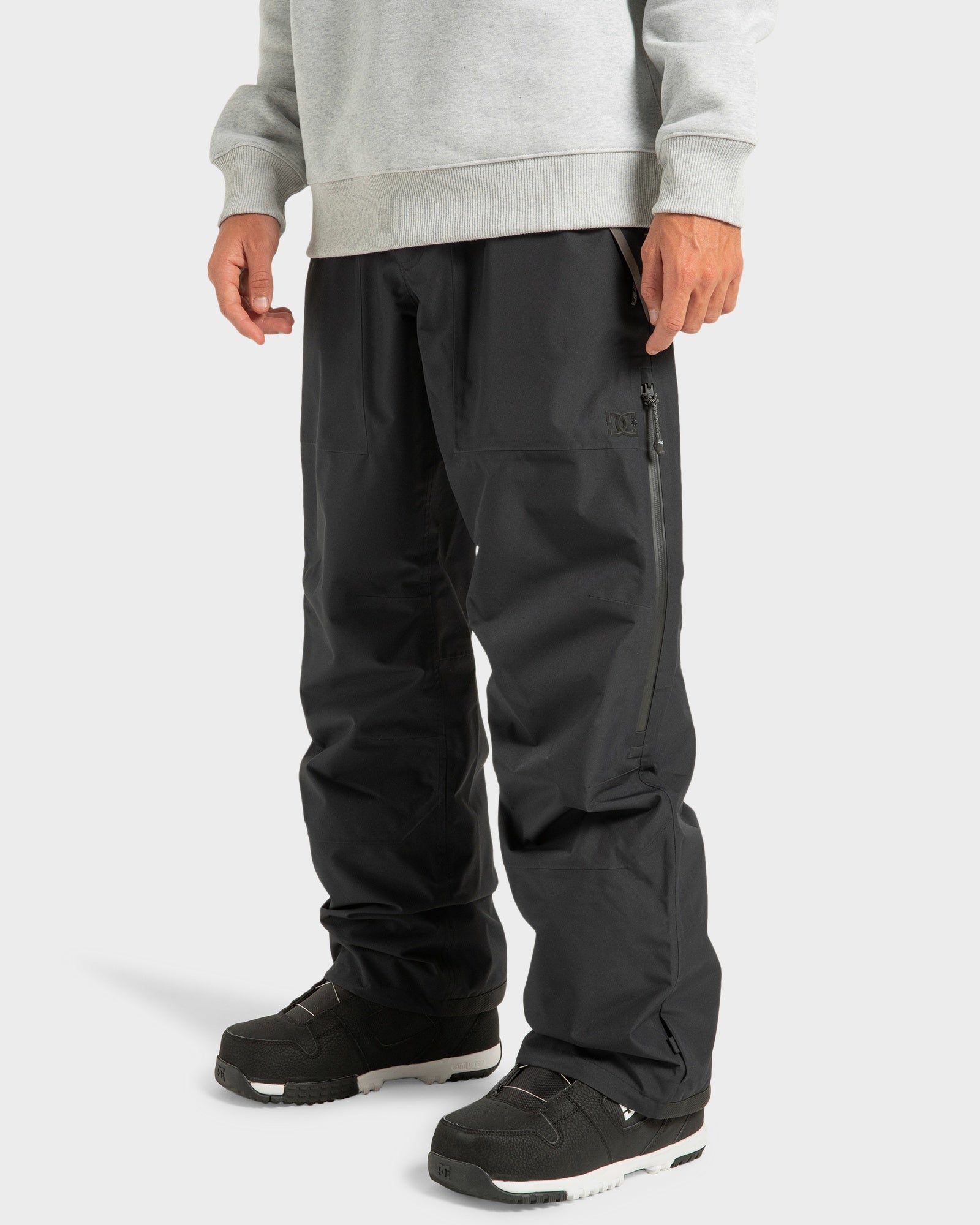 Mens Squadron 30K Snowboard Pants Black - Image 4