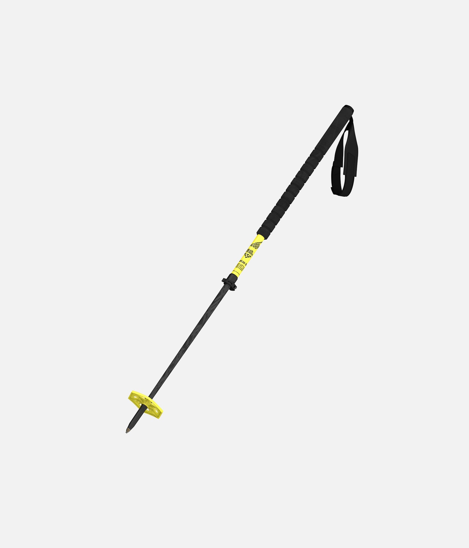 Black Crows Duos Freebird Adjustable Pole 2024 Black Yellow