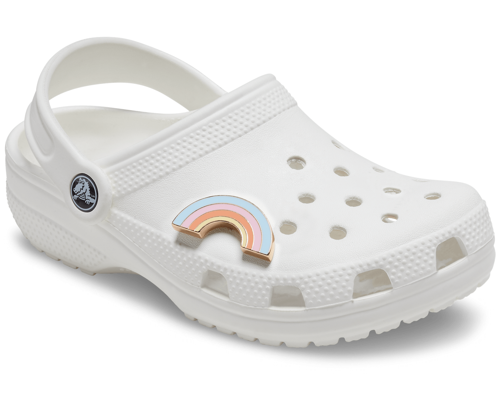Golden Pastel Rainbow Jibbitz Charm
