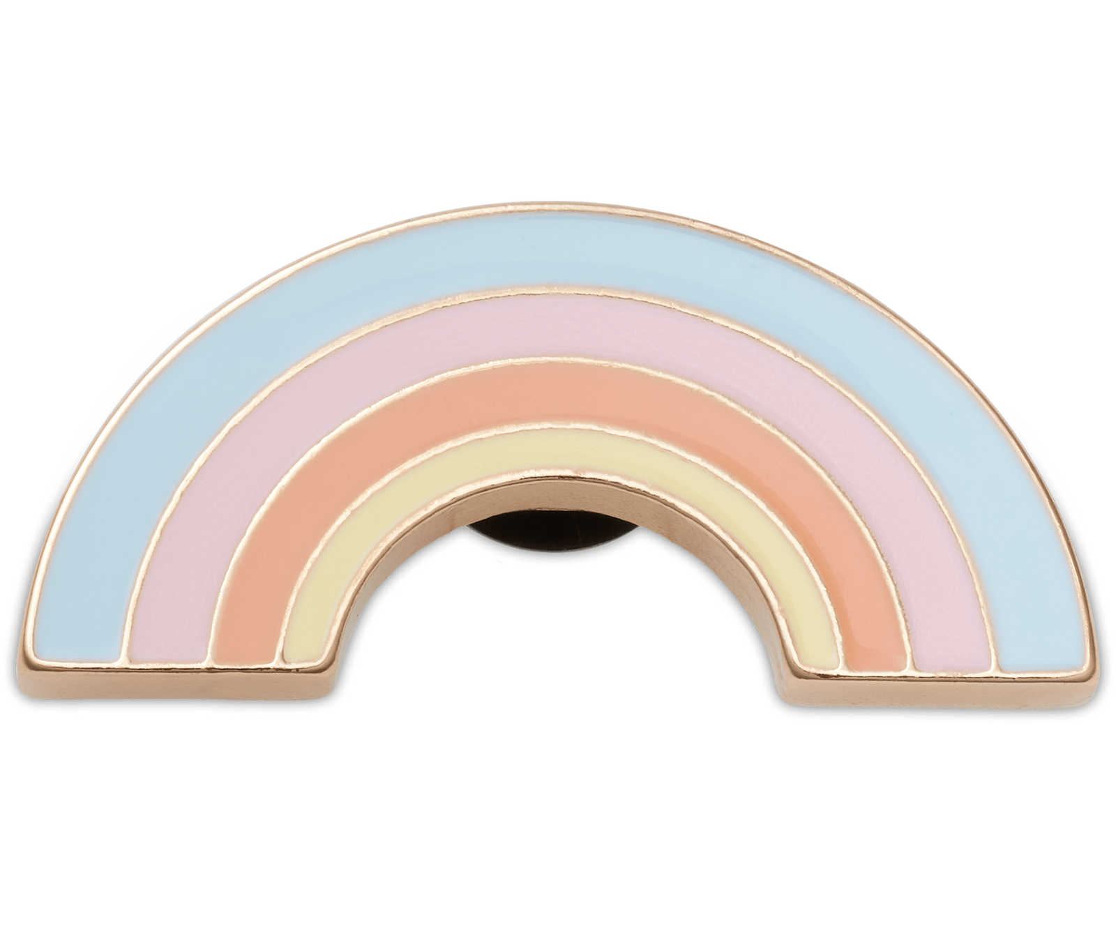 Golden Pastel Rainbow Jibbitz Charm