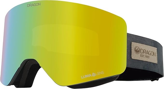 Dragon R1 OTG Snow Goggle Reclaimed with Lumalens Gold Ion and Lumalens Amber