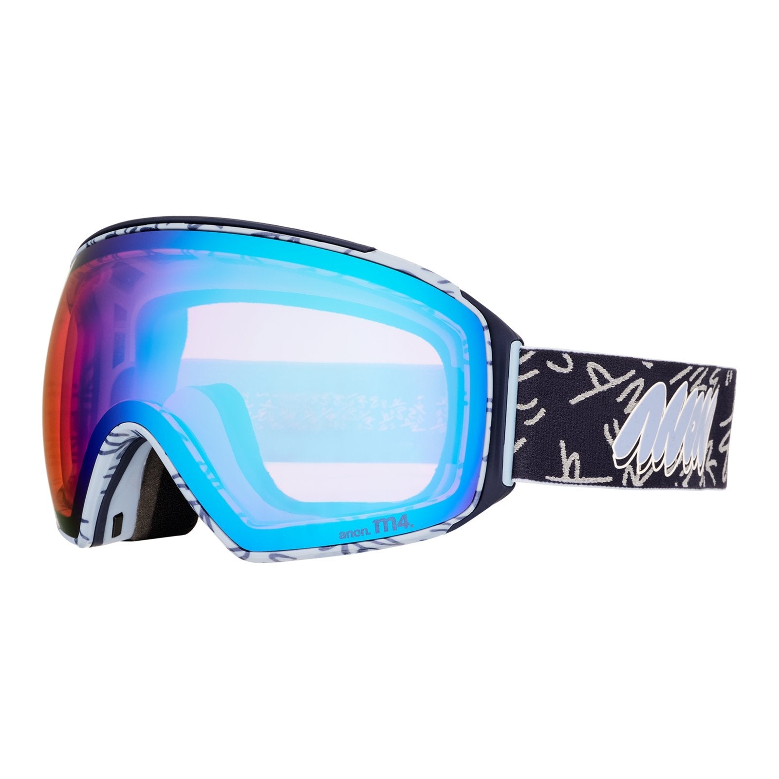 Encounters With Lucas Beaufort M4 Goggles (Toric) + Bonus Perceive Lens + Mfi Face Mask LB Midnight Gus - Perceive Variable Blue Lens (21% / S2) w/ Perceive Cloudy Pink Lens (53% / S1) - Image 1