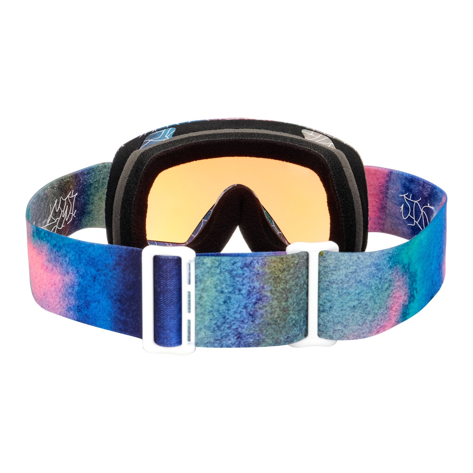 Encounters With Lucas Beaufort M6S Low Bridge Fit Goggles + Bonus Lens + Mfi Face Mask LB Watercolor - Perceive Variable Blue Lens (21% / S2) w/ Perceive Cloudy Pink Lens (53% / S1) - Image 4