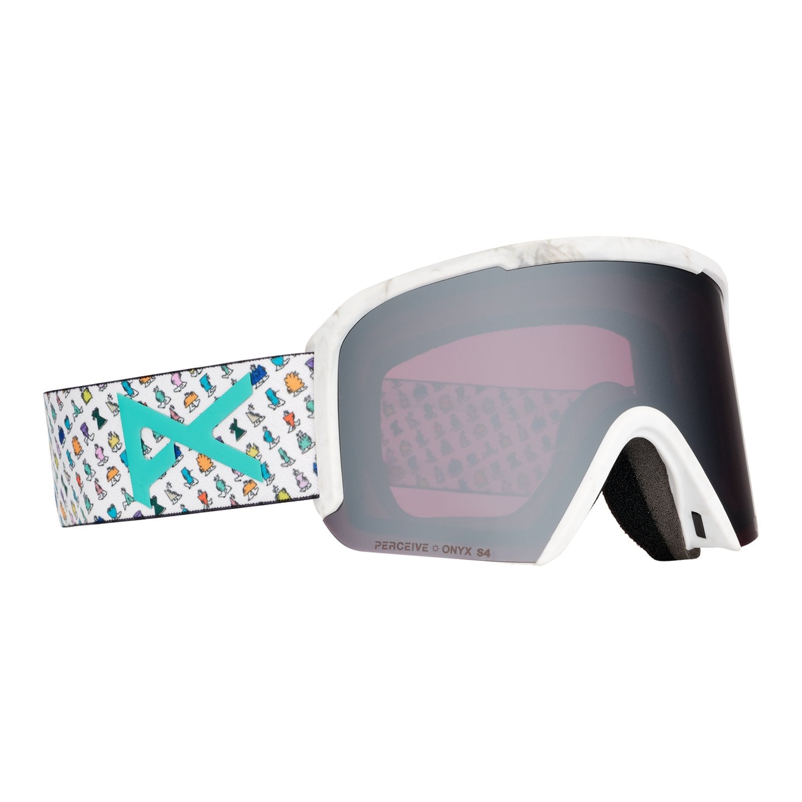 Encounters With Lucas Beaufort Nesa Low Bridge Fit Goggles + Bonus Lens + Mfi Face Mask LB Encounters - Perceive Sunny Onyx Lens (6% / S4) w/ Perceive Variable Violet Lens (34% / S2) - Image 3