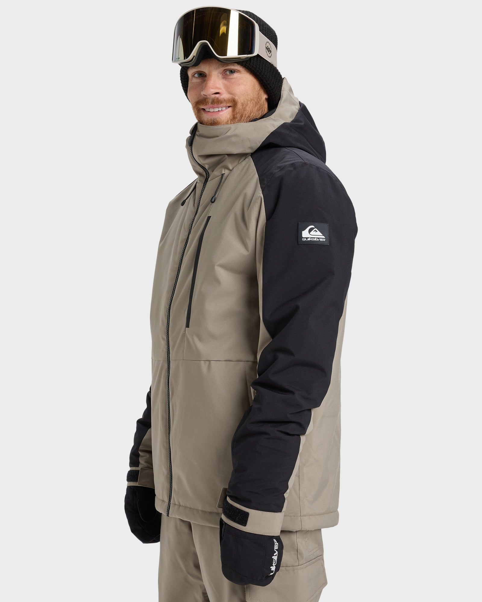 Mens Mission Block Snowboard Jacket Fallen Rock - Image 7