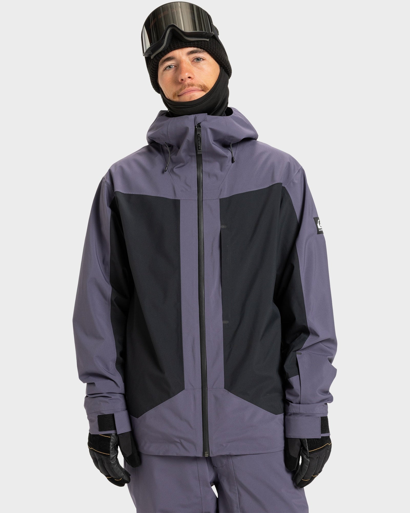 Mens Ultralight Stretch Snow Jacket Graystone - Image 1