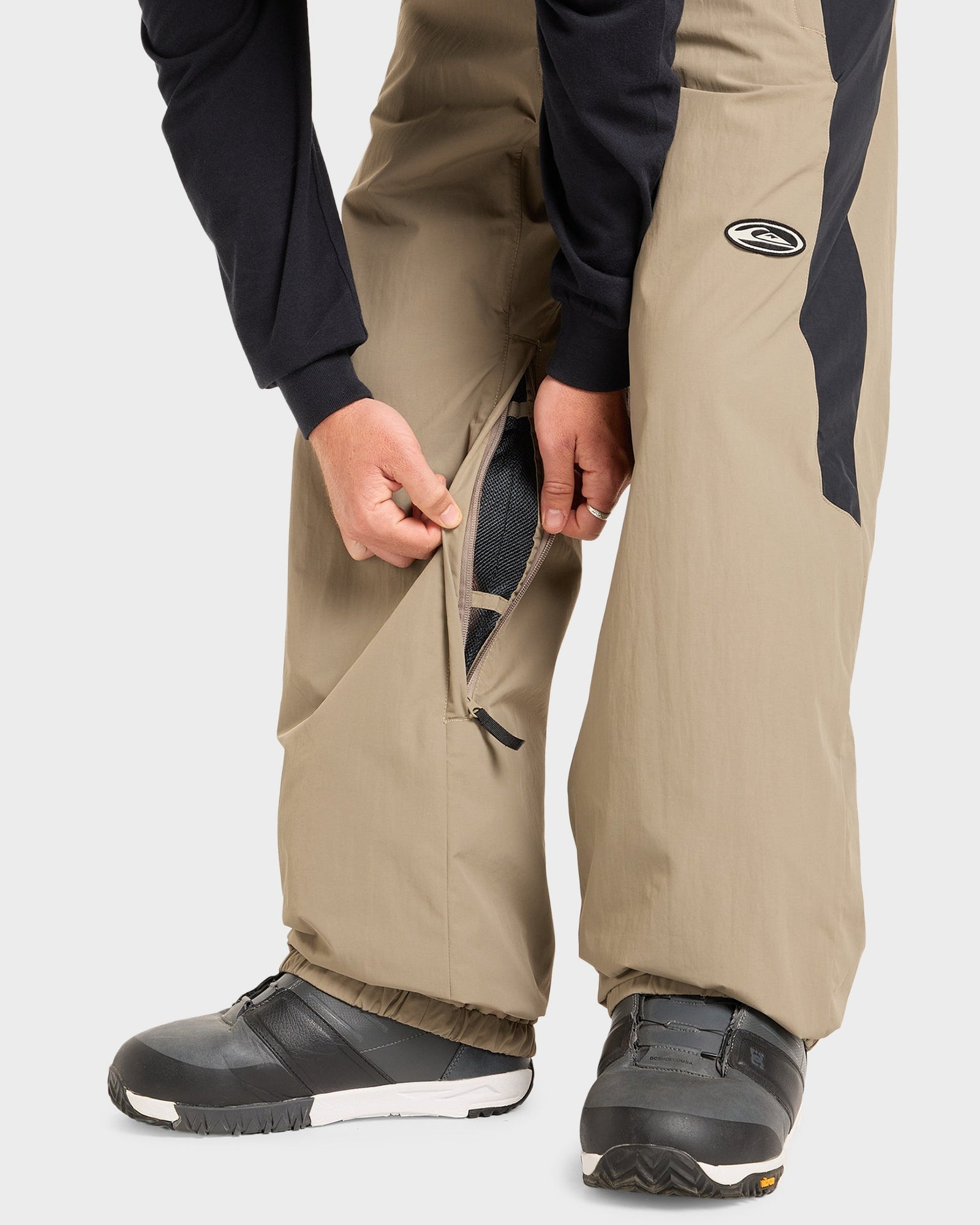 Mens Snow Down Snowboard Pants Fallen Rock - Image 4