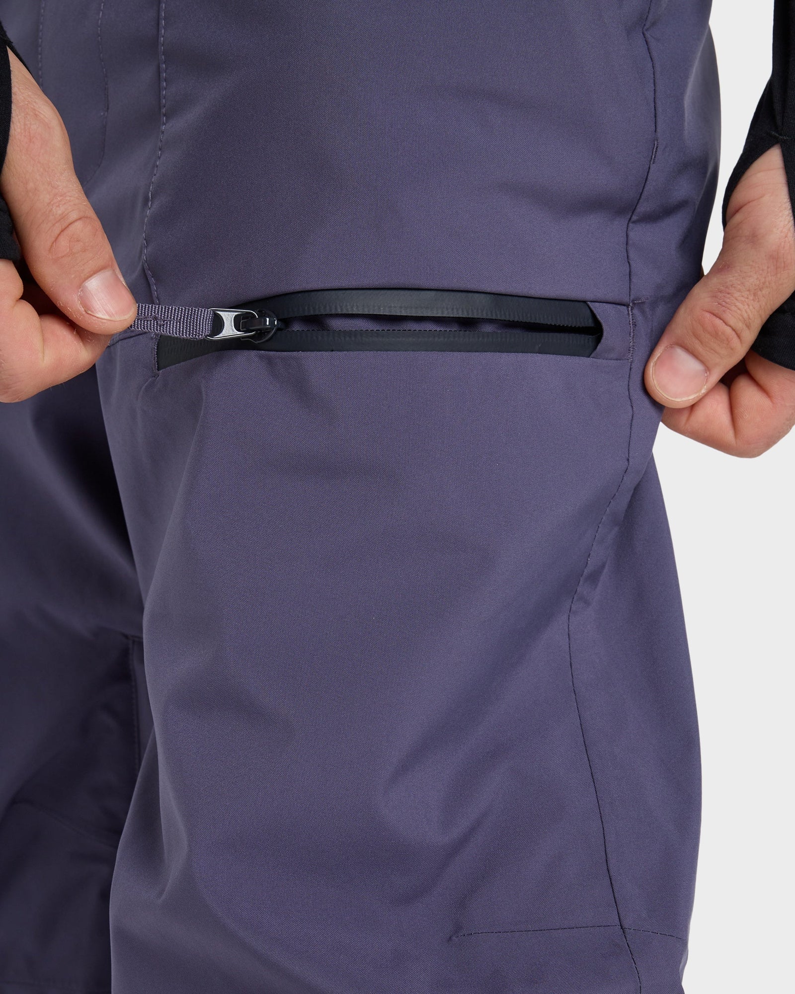 Mens Utility Snowboard Pants Graystone - Image 6