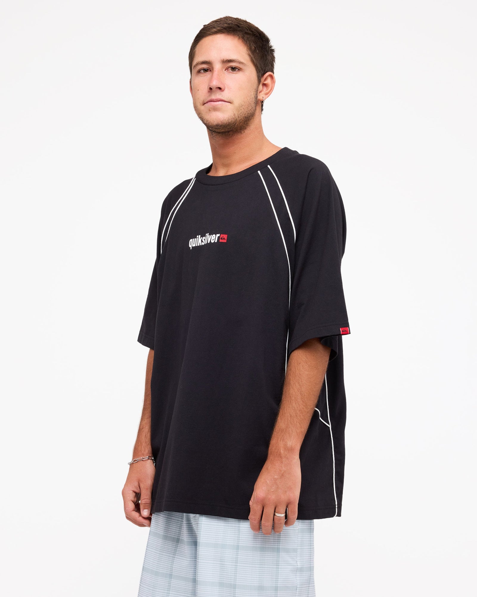 Mens YG Lazer T Shirt Black - Image 3