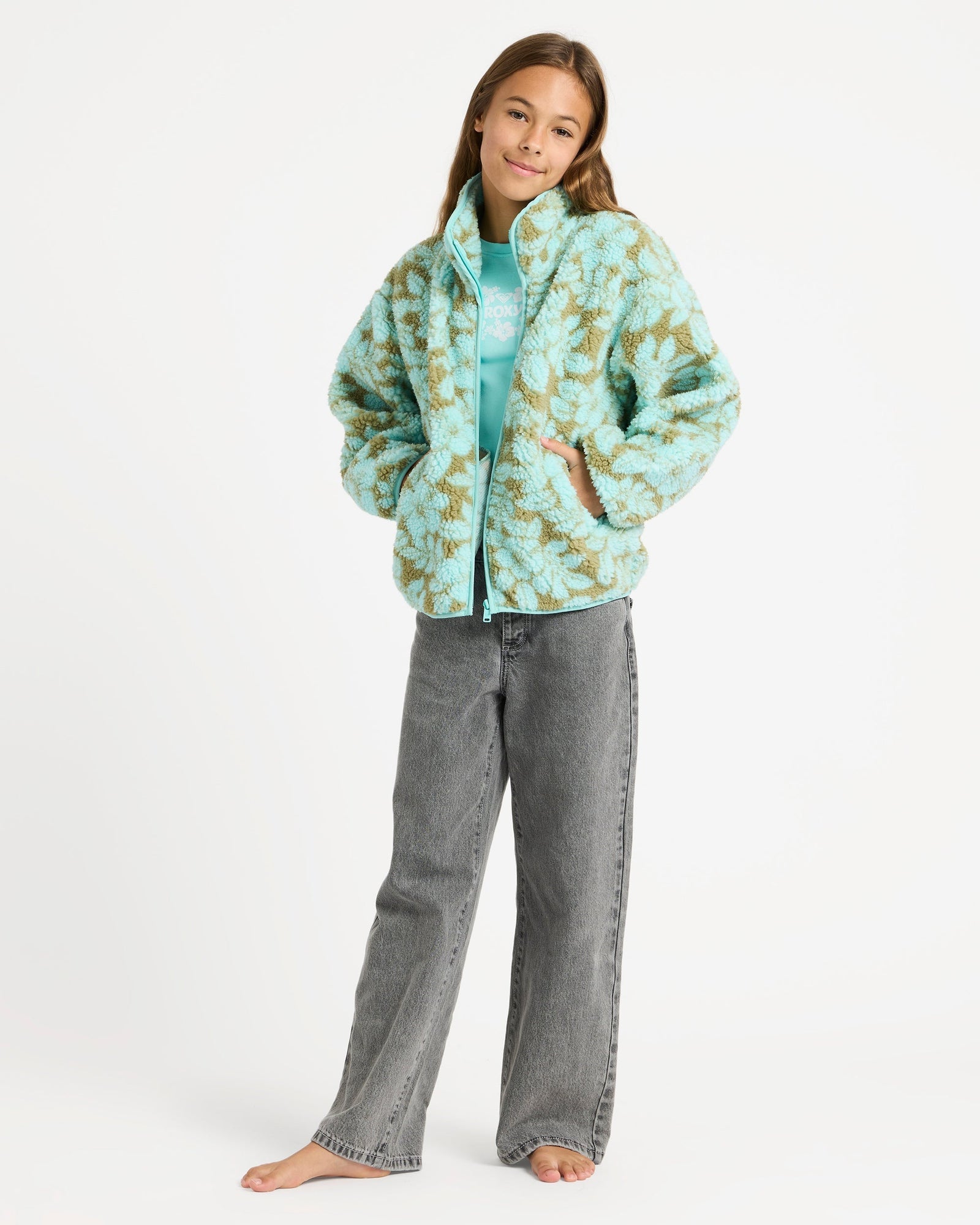 Kids Like Electricity Casual Jacket Oil Green The Mo Mini Rg - Image 5