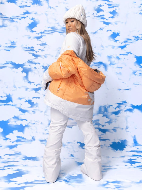 Womens Chloe Kim Puffy Technical Snow Jacket