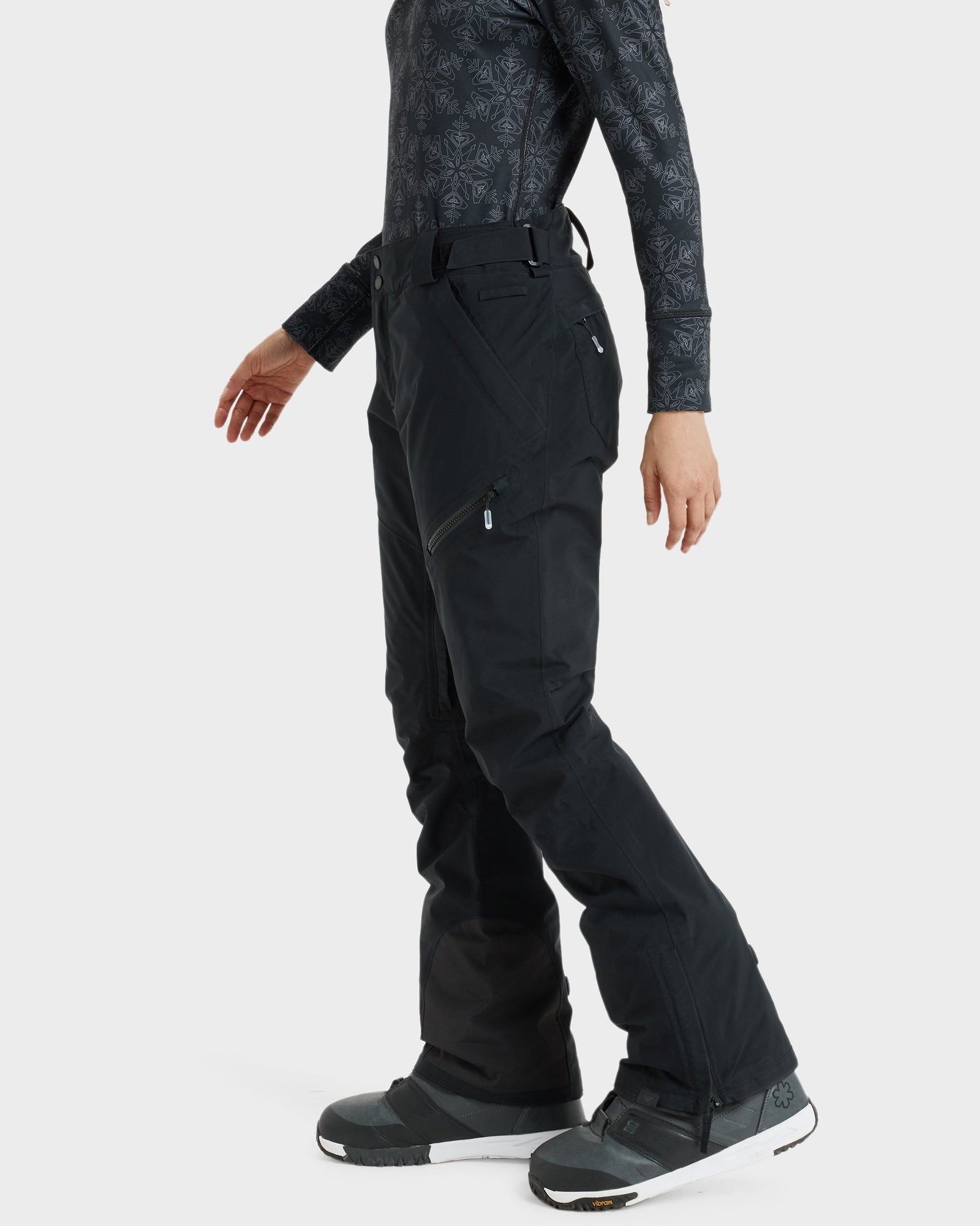 Womens Gore-Tex Spridle Snowboard Pant True Black - Image 2