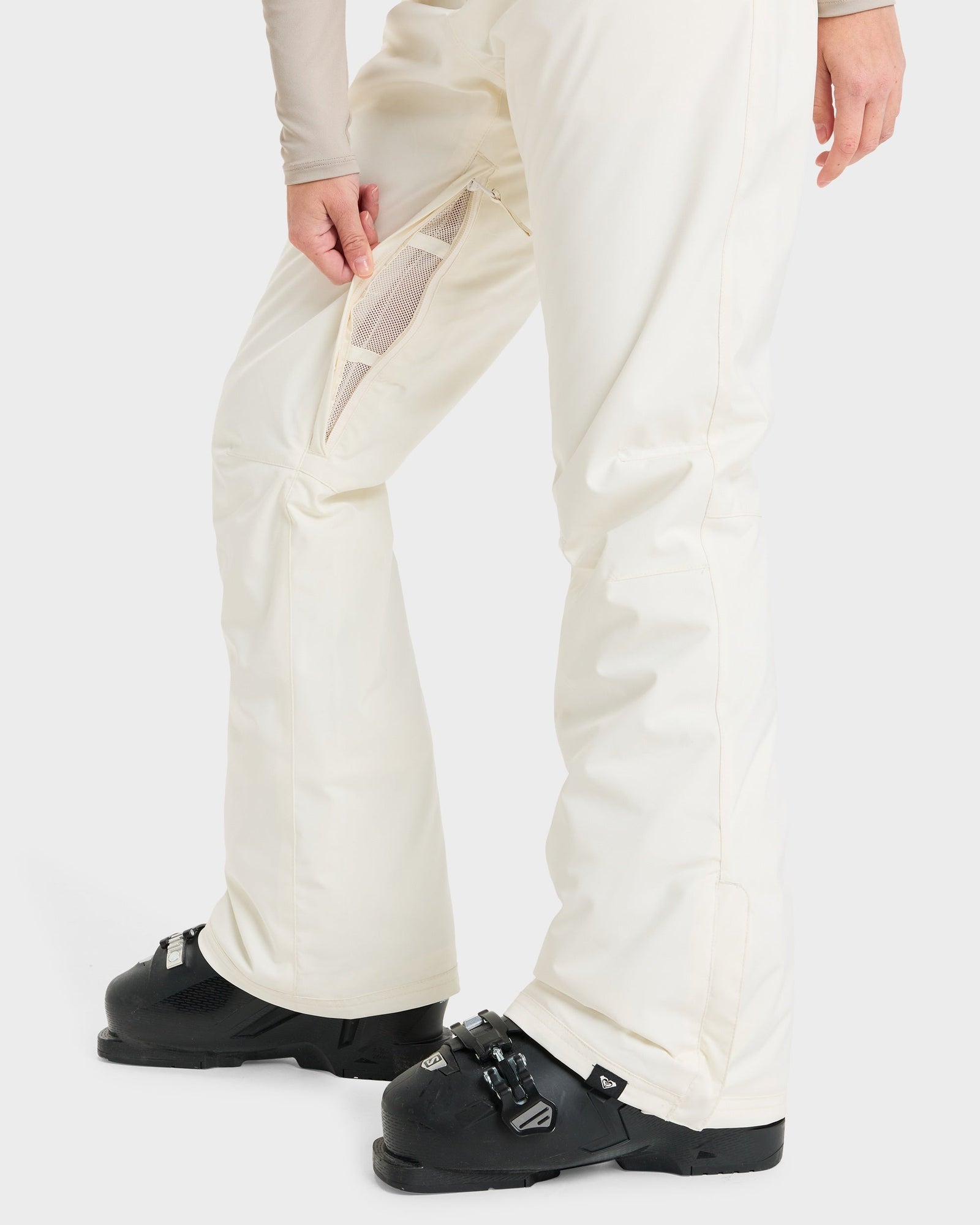 Womens Backyard Snowboard Pant Whisper White - Image 12
