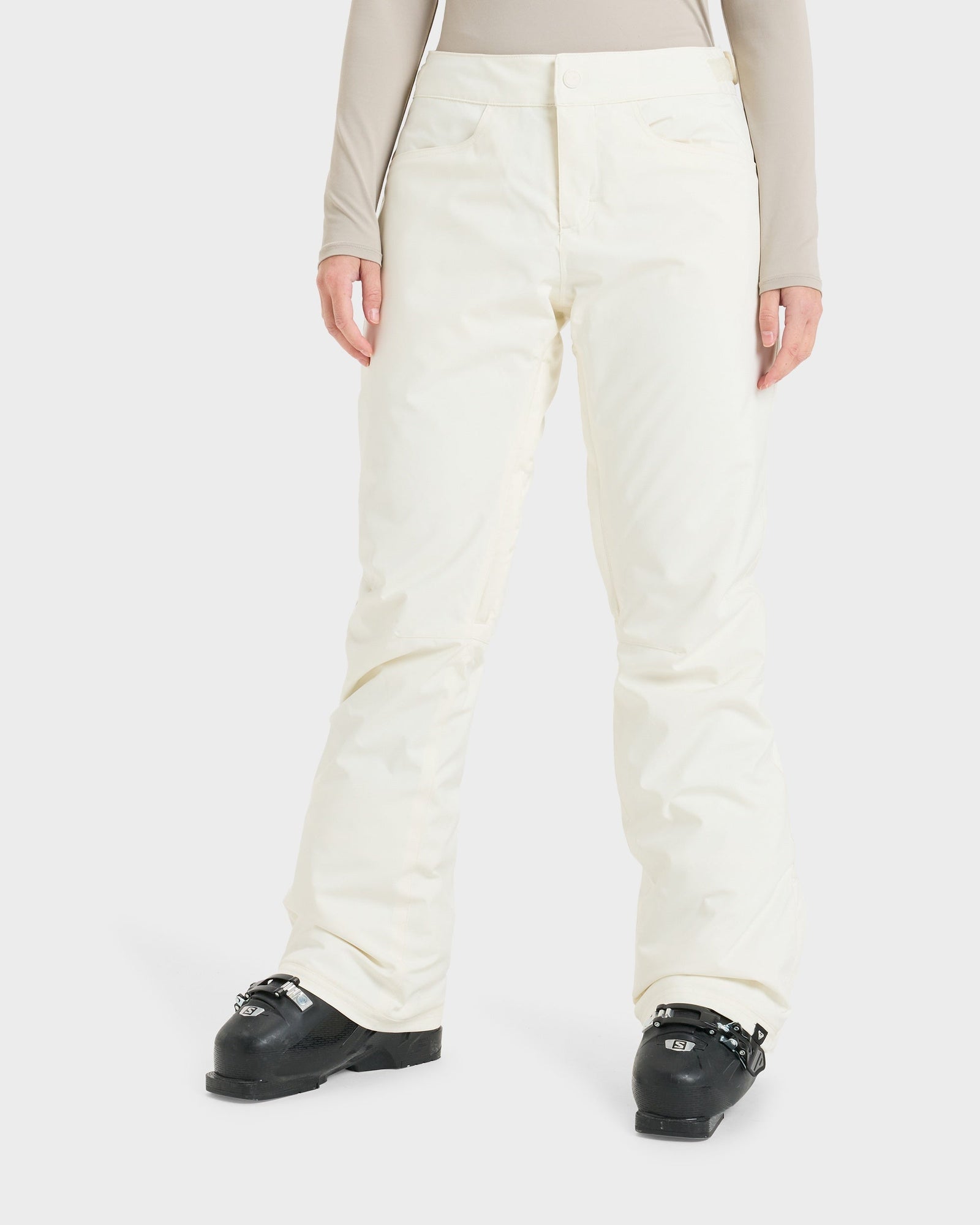 Womens Backyard Snowboard Pant Whisper White - Image 9