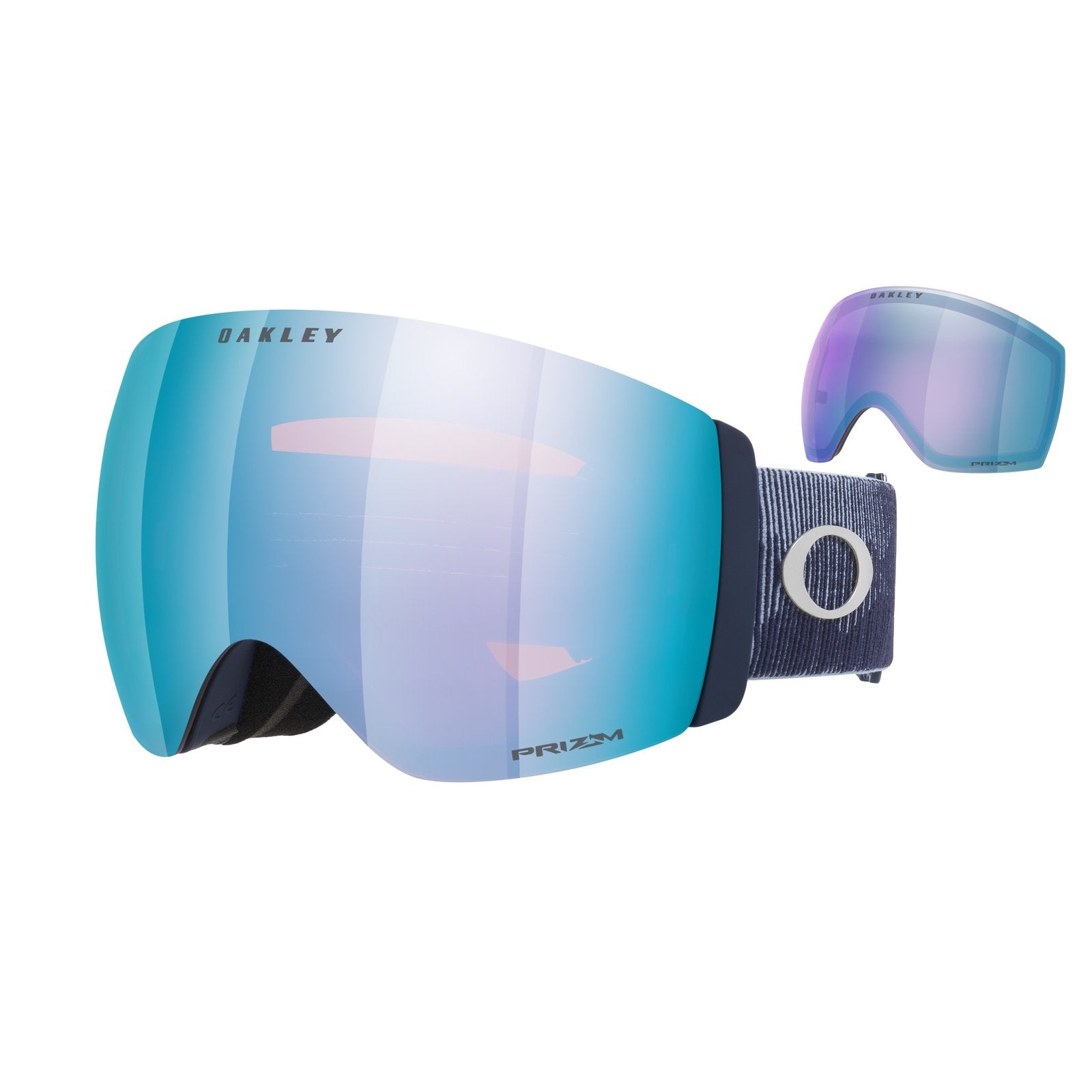 Flight Deck Pro L (Low Bridge Fit) Snow Goggle Stonewash Mountain - Prizm Snow Sapphire Iridium Lens w/ Prizm Snow Iced Iridium Lens - Image 5