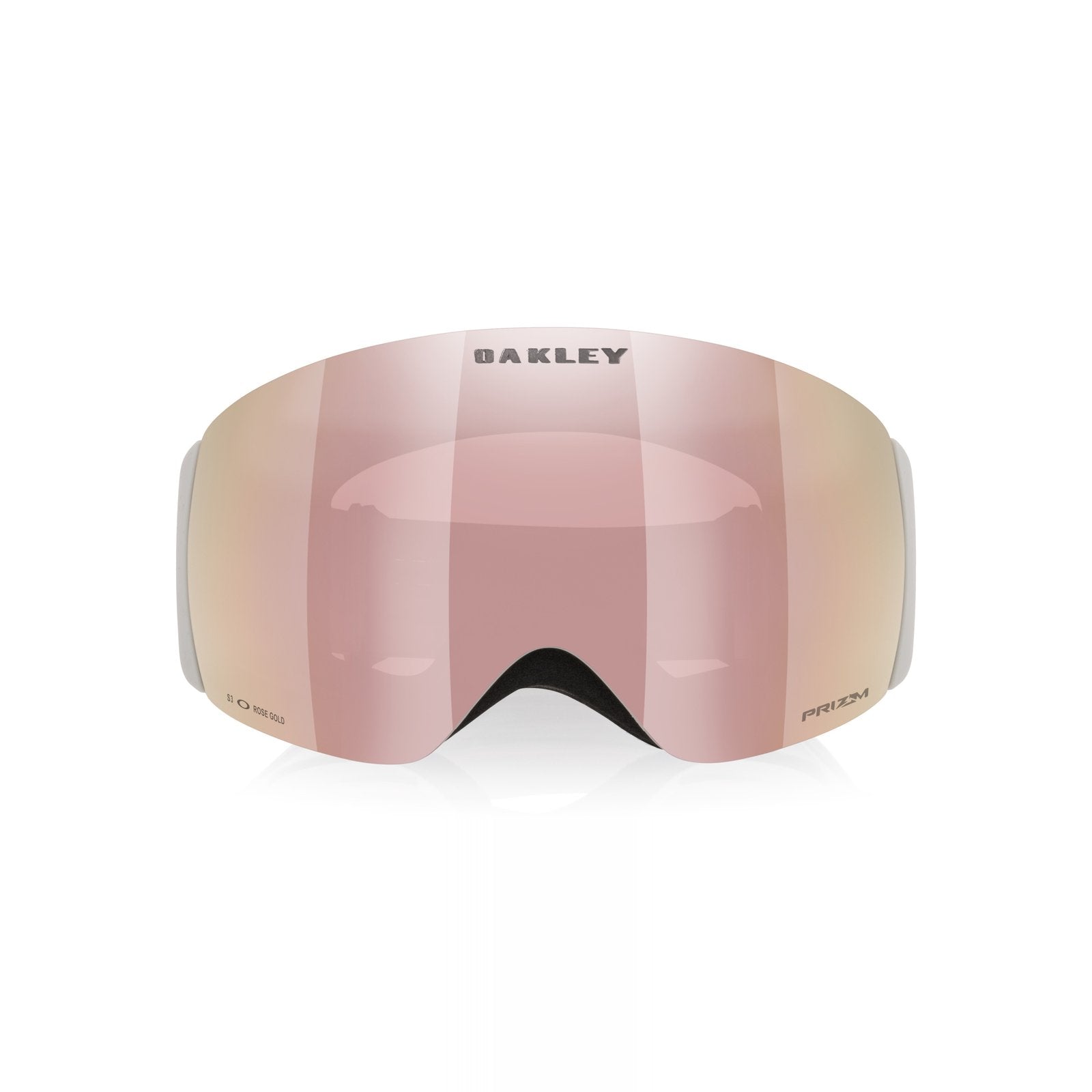 Flight Deck Pro M (Low Bridge Fit) Snow Goggle Matte Cool Grey - Prizm Rose Gold Iridium Lens w/ Prizm Snow Persimmon Lens - Image 2