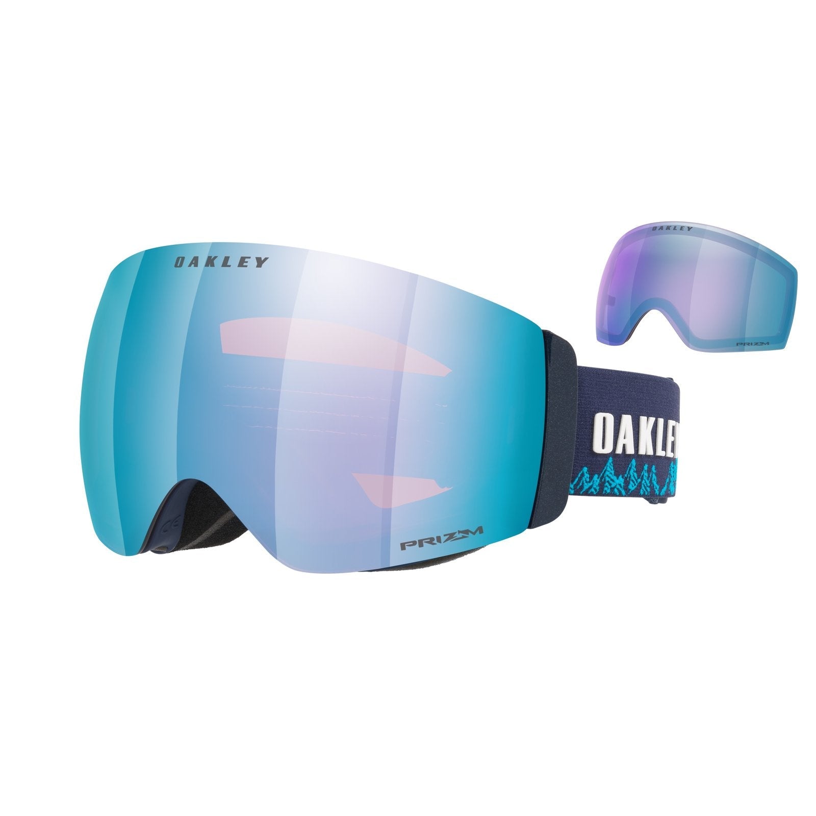 Flight Deck Pro M (Low Bridge Fit) Snow Goggle Space Dust Abyss - Prizm Snow Sapphire Iridium Lens w/ Prizm Snow Iced Iridium Lens - Image 5
