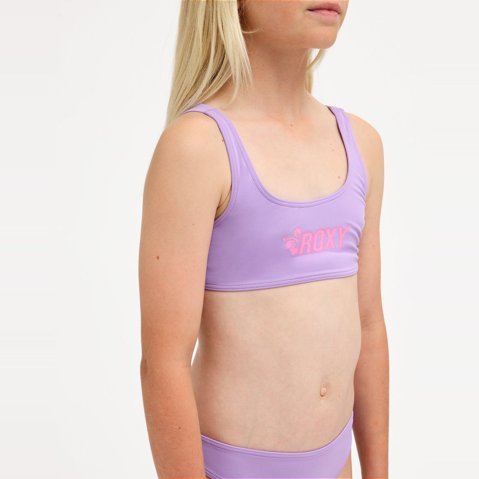 Girls 8-16 Shore Swell Bralette Two Piece Viola - Image 4
