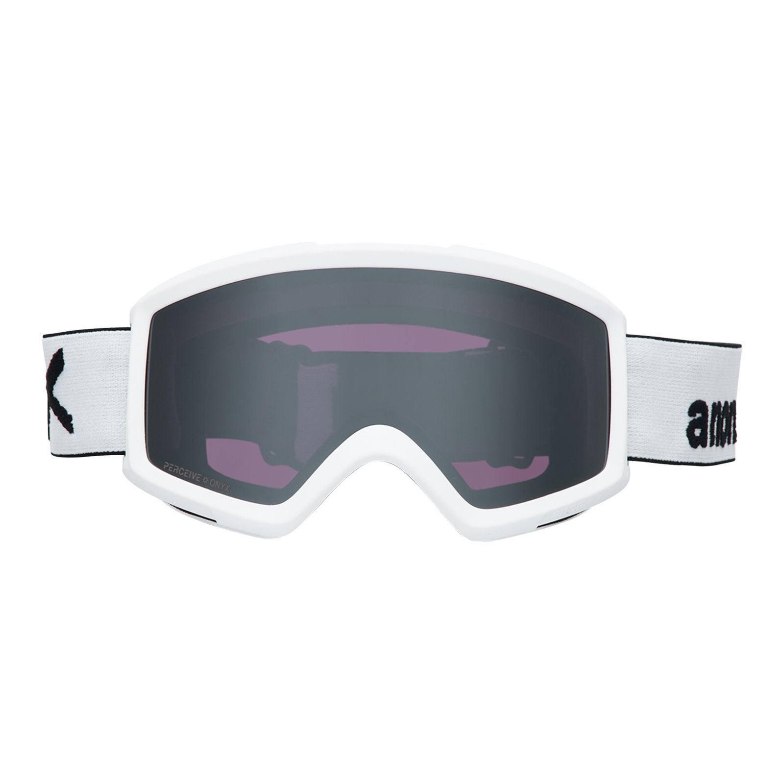 Helix 2.0 Low Bridge Fit Goggles + Bonus Lens White - Perceive Sunny Onyx Lens (6% / S4) w/ Amber Lens (55% / S1) - Image 2